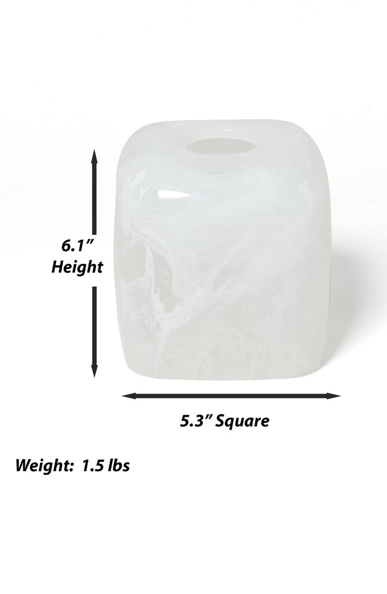 ROSELLI TRADING COMPANY Clouds 7-Piece Bath Accessory Set, Alternate, color, White