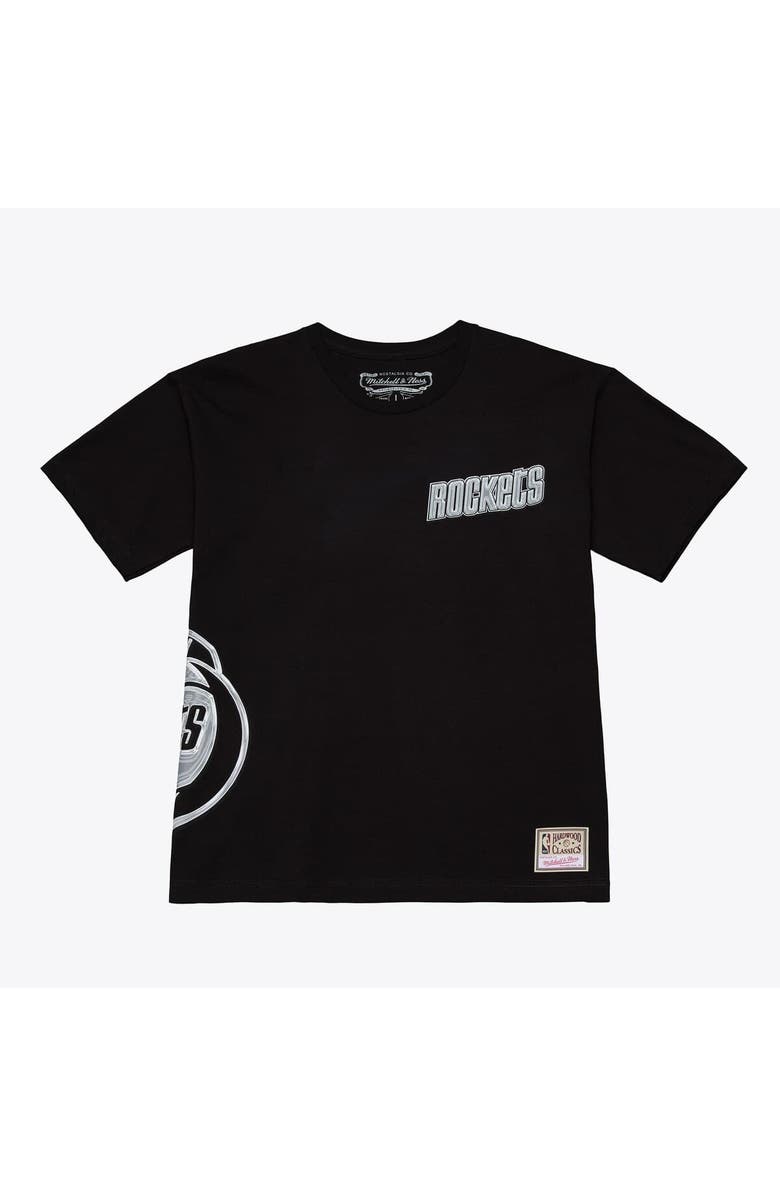 Mitchell & Ness Men's Mitchell & Ness Black Houston Rockets Chrome Heritage T-Shirt, Main, color, Black