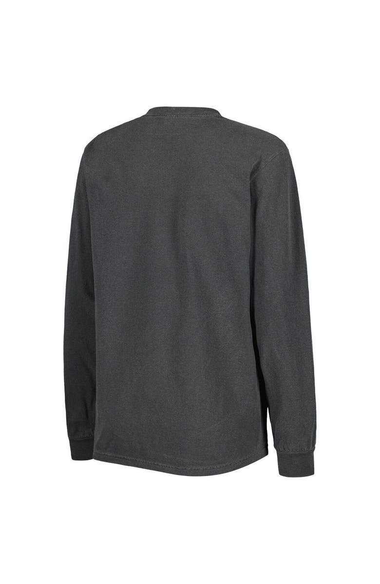 SOFT AS A GRAPE Women's Soft as a Grape Black Chicago White Sox Team Pigment Dye Long Sleeve T-Shirt, Alternate, color, Black