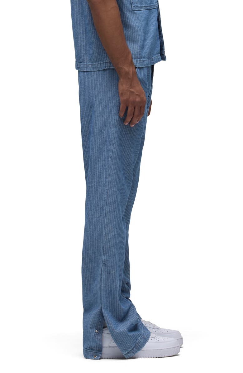 Hudson Jeans Walker Ribbed Cotton Herringbone Trouser Pants, Alternate, color, Herringbone