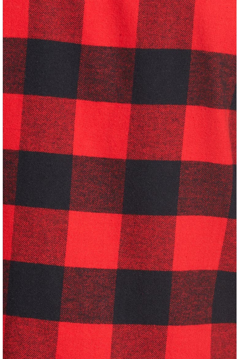 Z.A.K. Trim Fit Buffalo Check Flannel Shirt, Alternate, color, RED/ BLACK BUFFALO