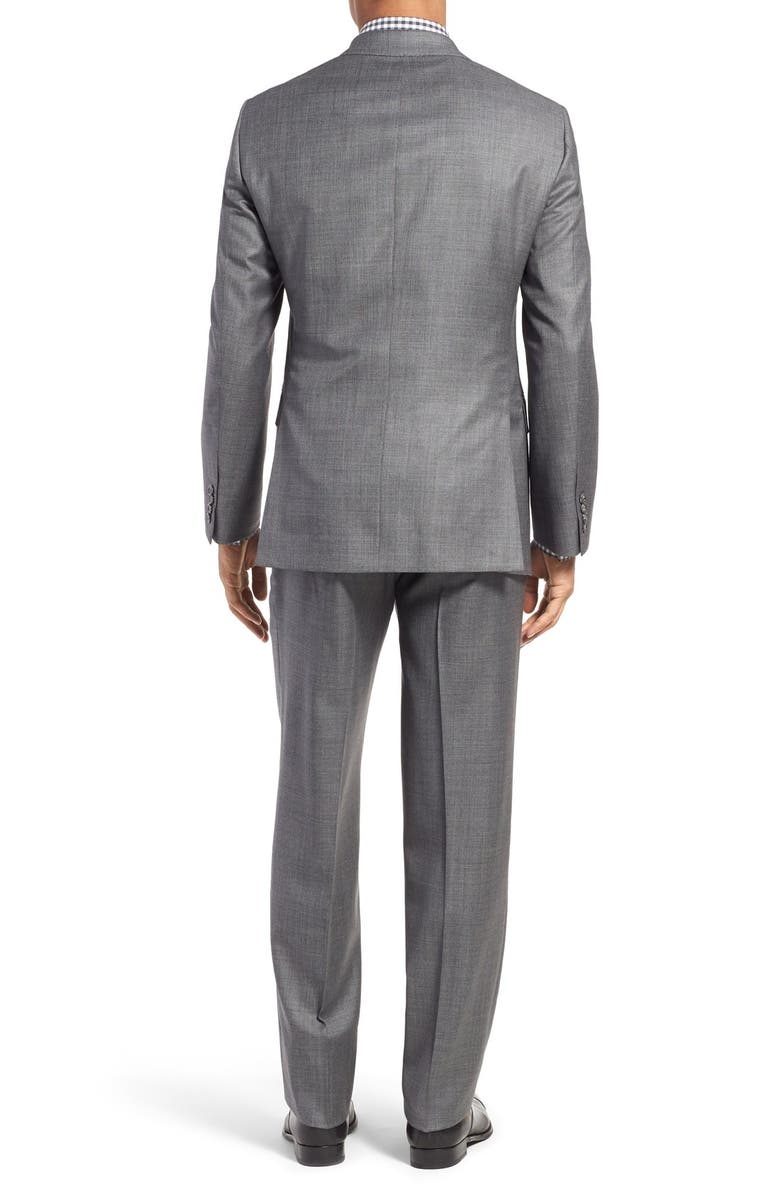 Samuelsohn Beckett Classic Fit Solid Wool Suit, Alternate, color,