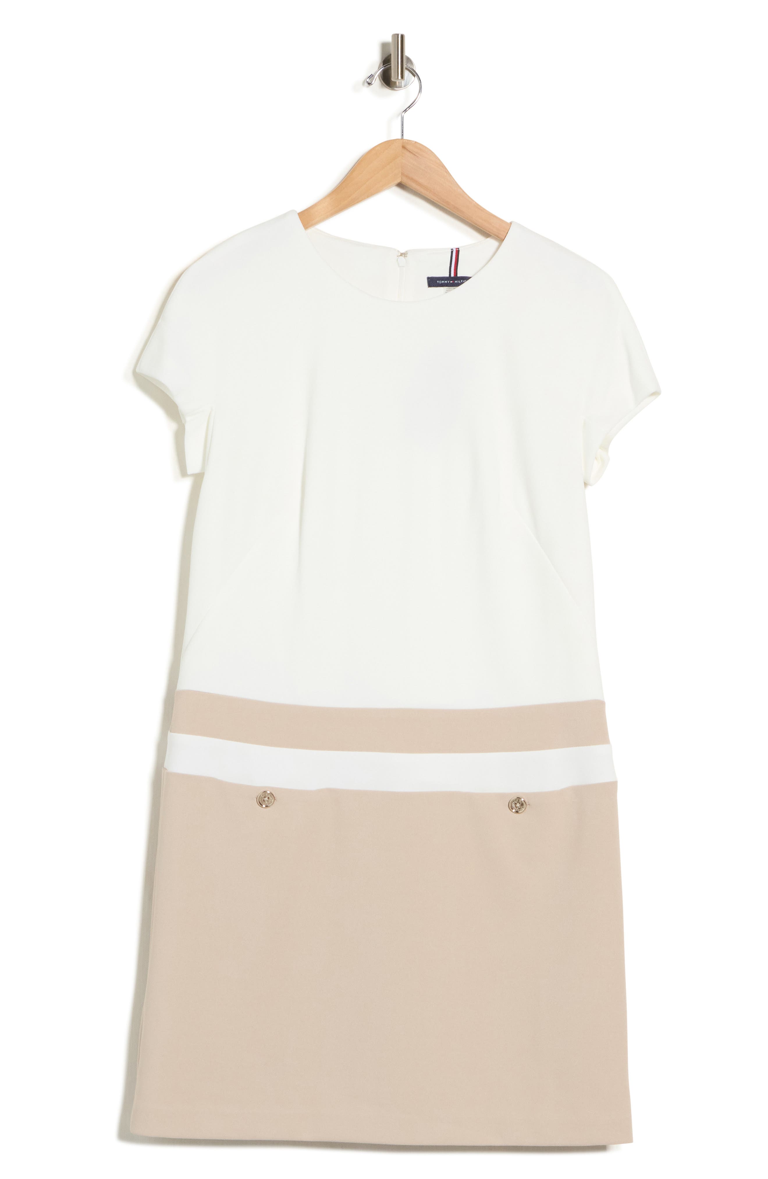 Scuba Crepe Shift Dress