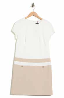 Scuba Crepe Shift Dress