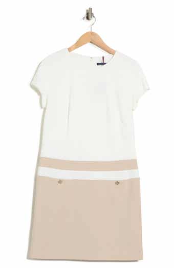 Scuba Crepe Shift Dress