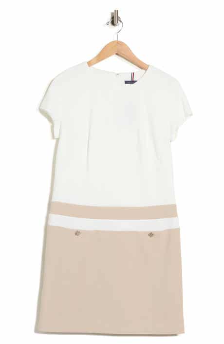 Scuba Crepe Shift Dress