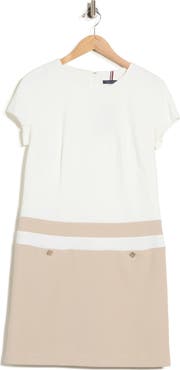 Tommy Hilfiger Scuba Crepe Shift Dress