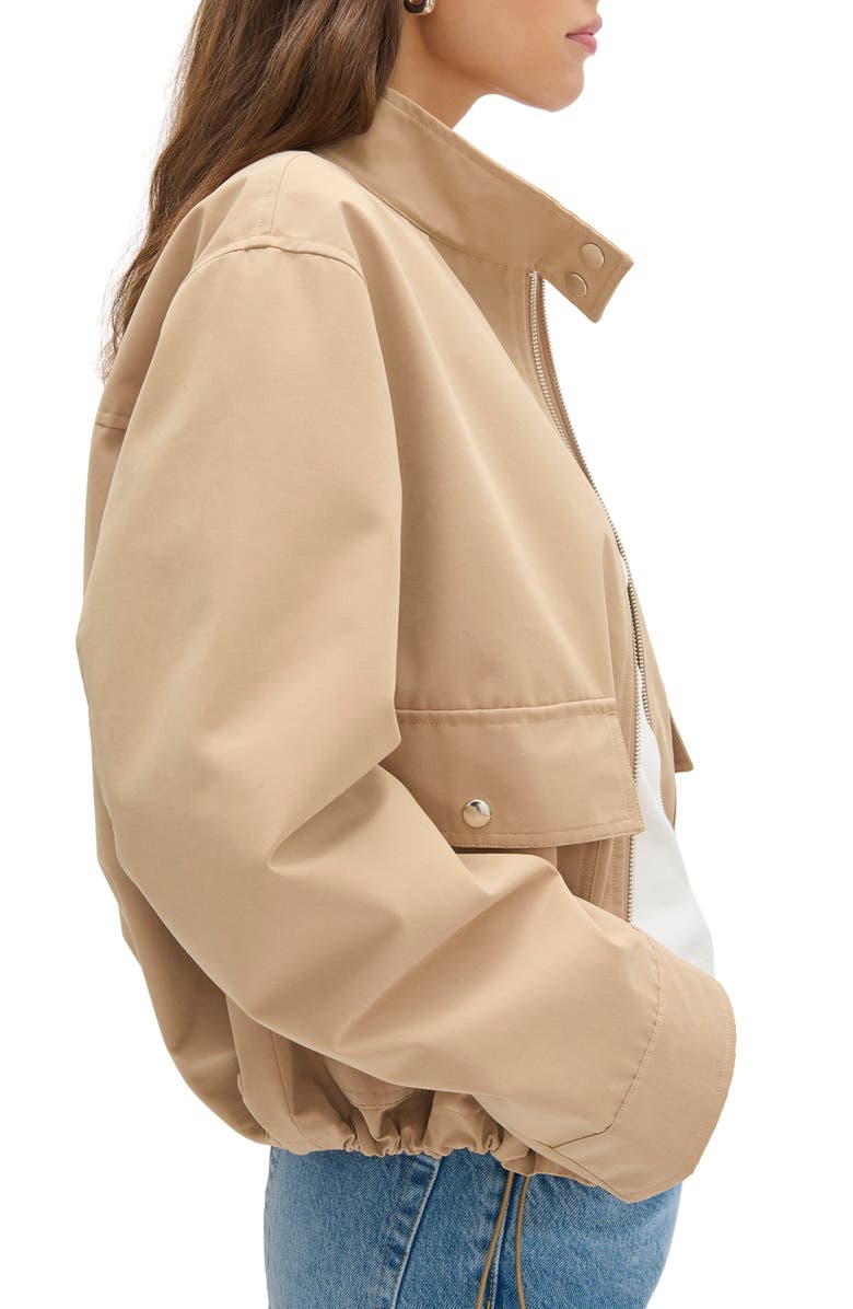 ALIGNE Brody Bubble Hem Jacket, Alternate, color, Camel
