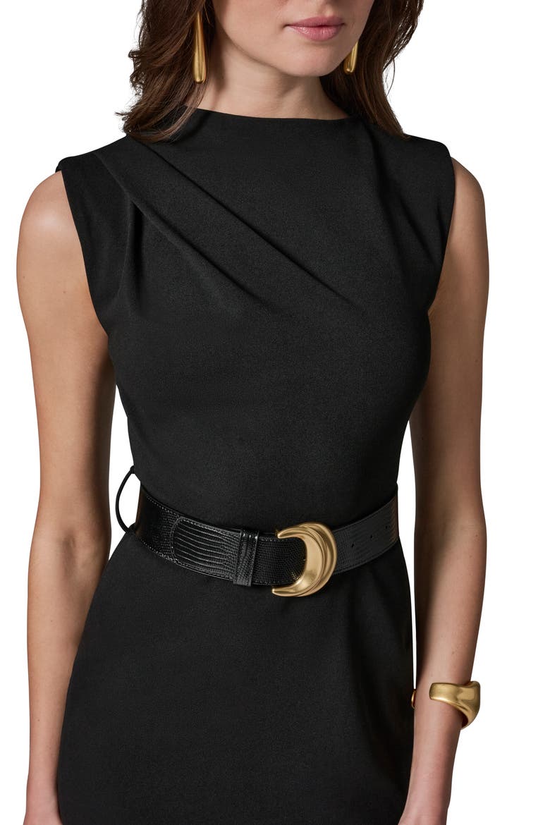 Sleeveless Sheath Dress, Alternate, color, BLACK