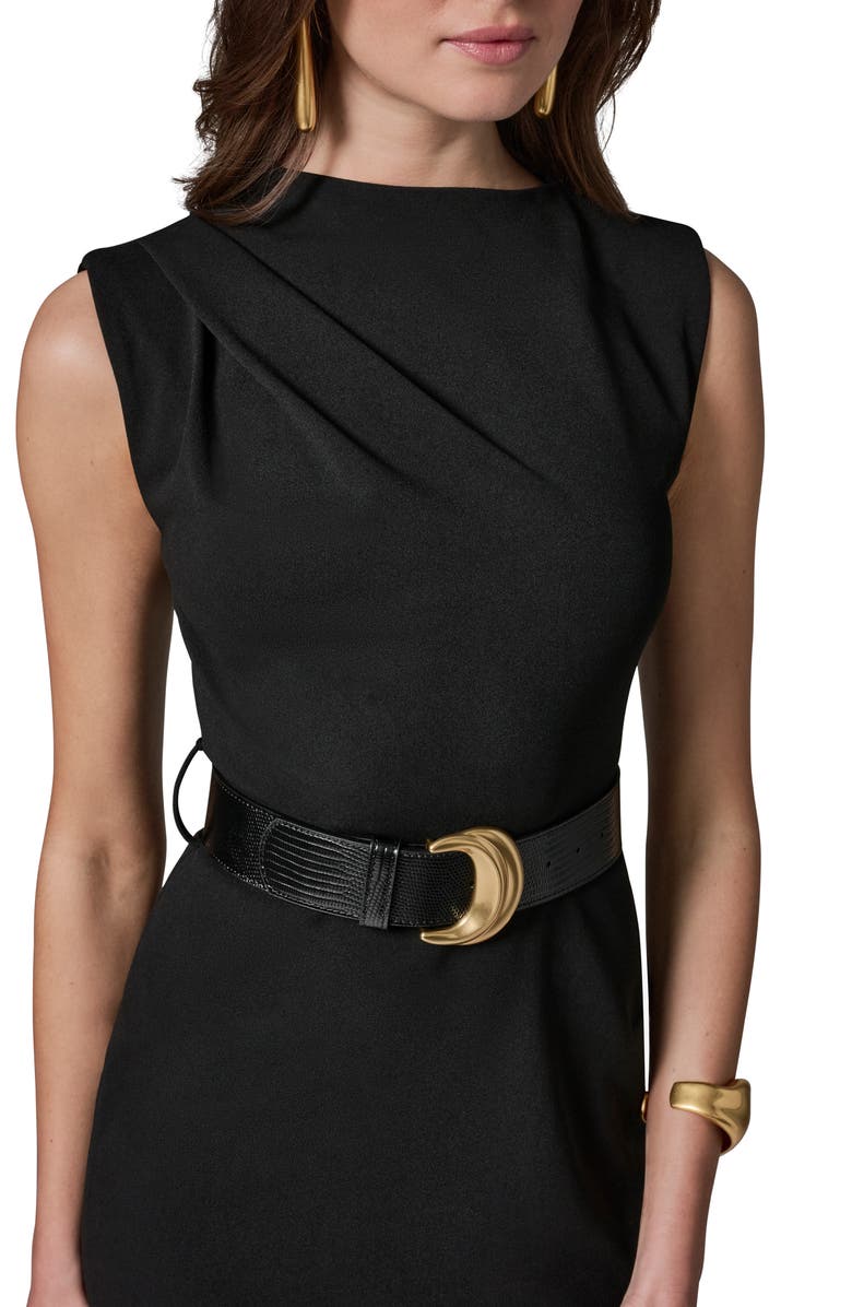 Donna Karan New York Sleeveless Sheath Dress, Alternate, color, Black