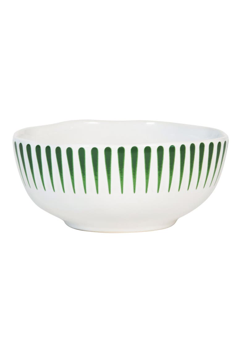 Sitio Stripe 4-Piece Place Setting, Alternate, color, BASIL