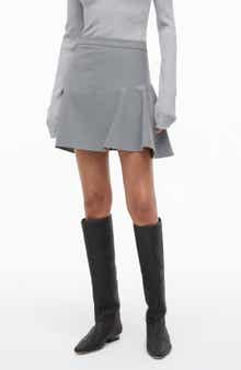 STAUD Rosie Pleated Miniskirt
