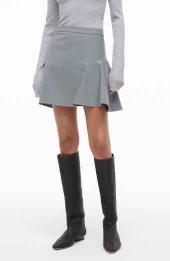 STAUD Rosie Pleated Miniskirt
