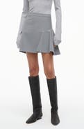 STAUD Rosie Pleated Miniskirt