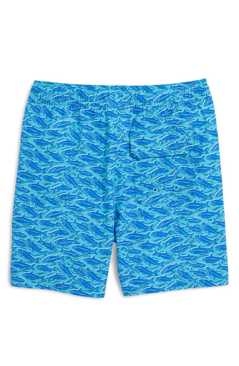 vineyard vines Kids' Chappy Swim Trunks, Alternate, color, Vv Bluff Turqs