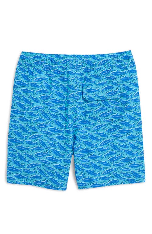 Vineyard Vines Kids' Chappy Swim Trunks In Blue