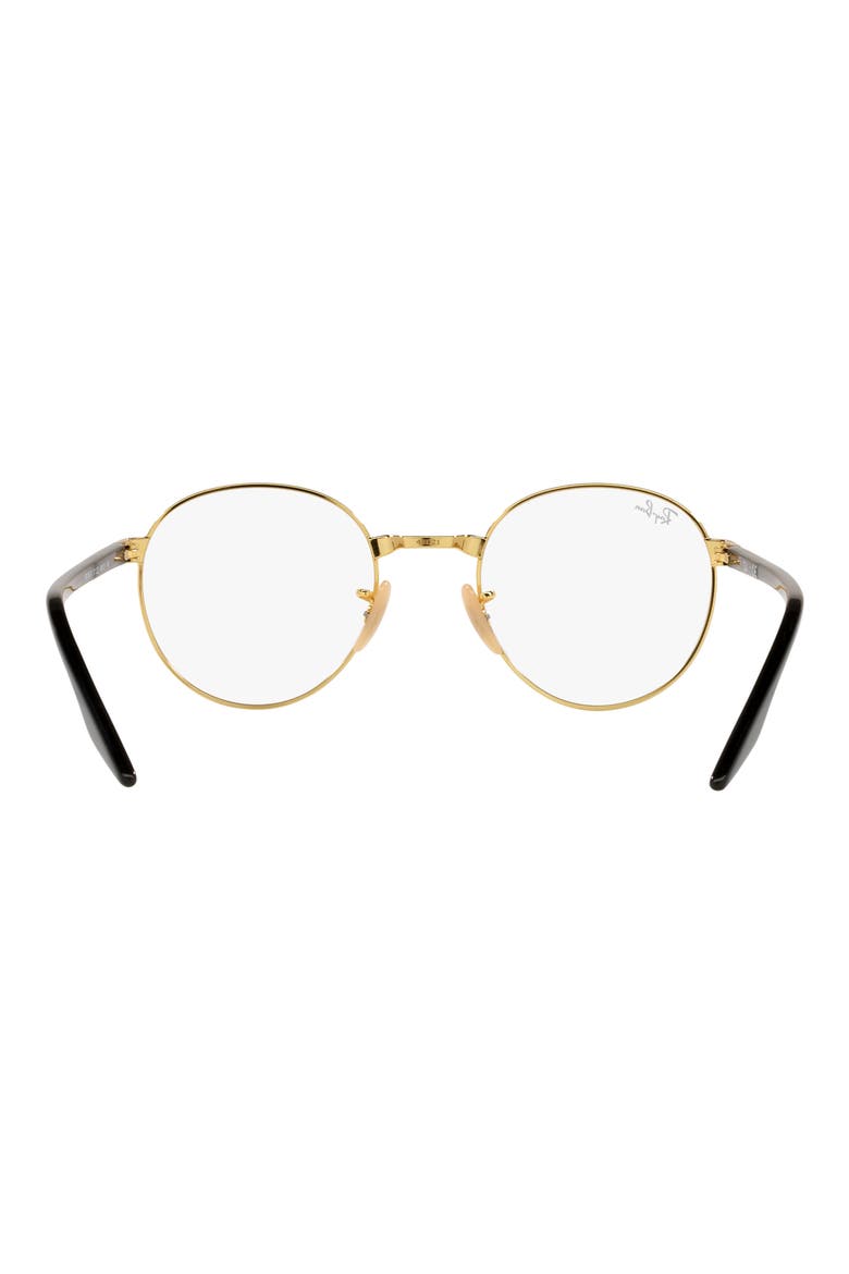 0RX3691V 48mm Round Optical Glasses, Alternate, color, ARISTA