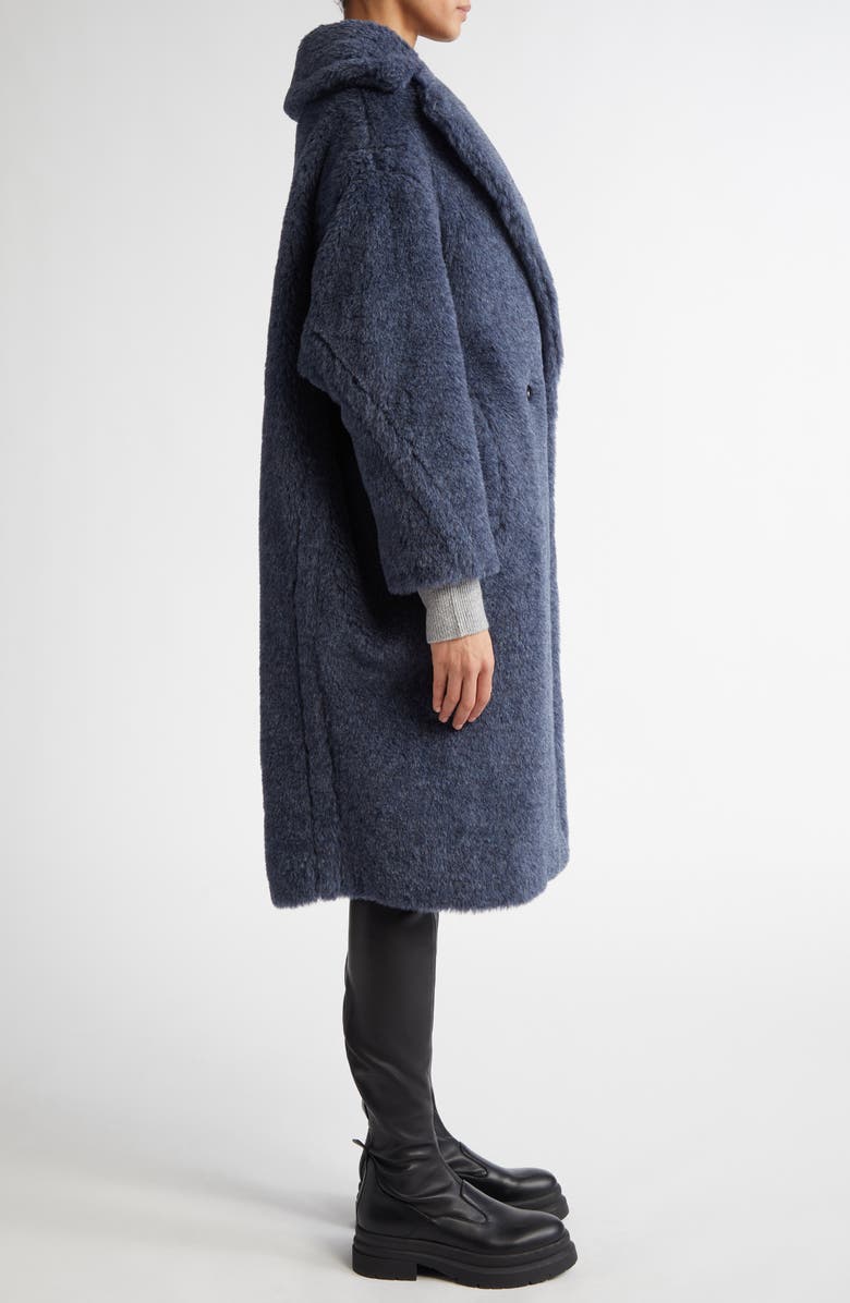 Max Mara Teddy Bear Icon Alpaca, Virgin Wool & Silk Coat, Alternate, color, 