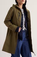 Seasalt Cornwall Coverack Waterproof Organic Cotton Raincoat with Removable Hood