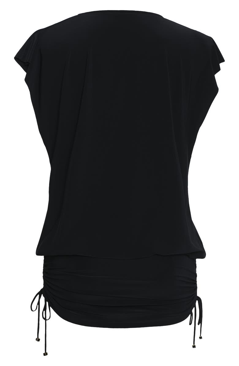 Magicsuit<sup>®</sup> Shirred Cover-Up Dress, Alternate, color, Black