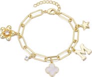 Adornia Initial Charm Bracelet