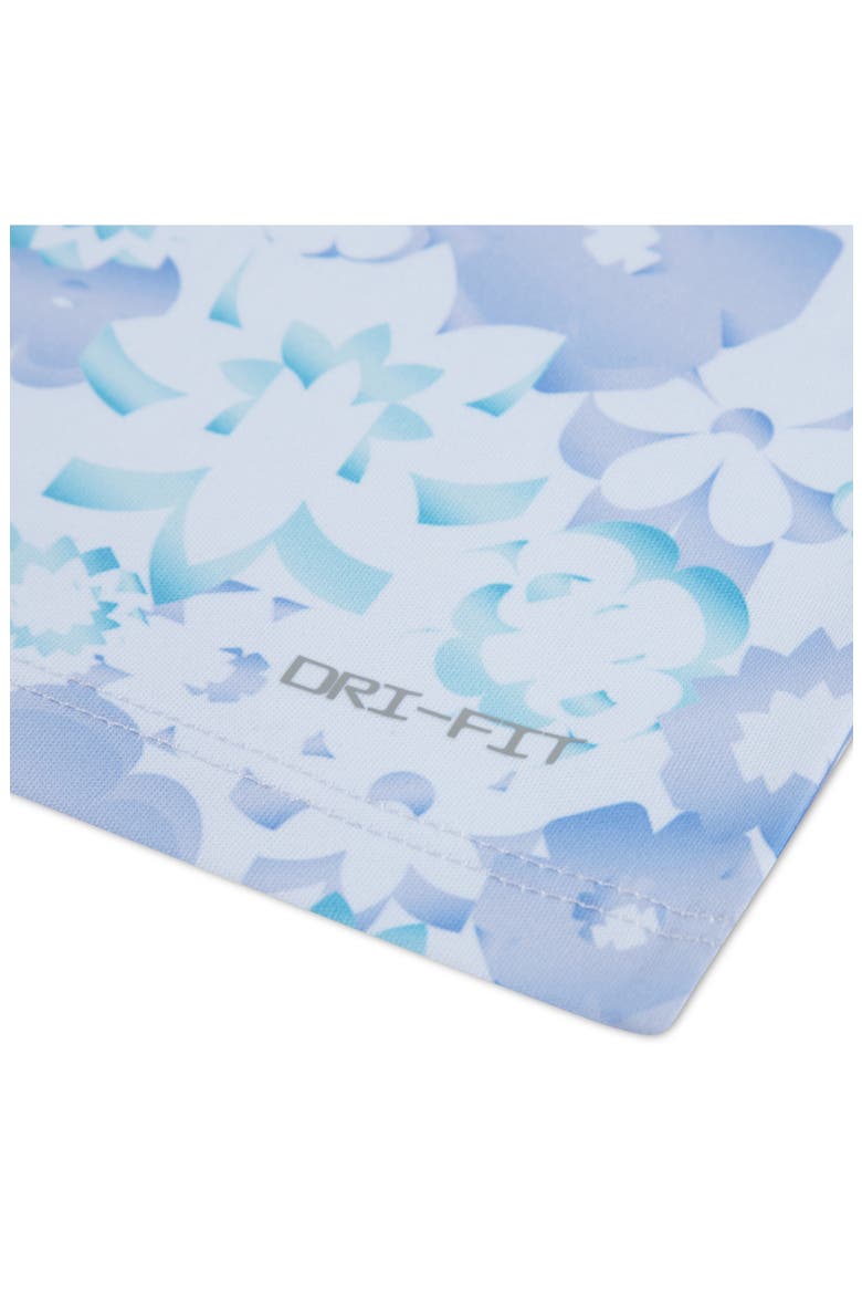 Dri-FIT Floral T-Shirt and Shorts Set, Alternate, color, BLUE BEYOND