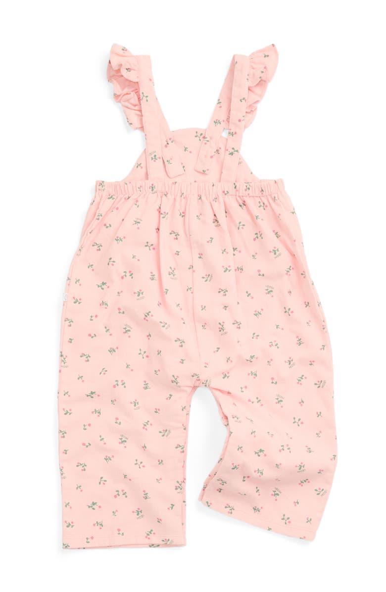 MORI Frilled Corduroy Dungarees, Alternate, color, Floral Print