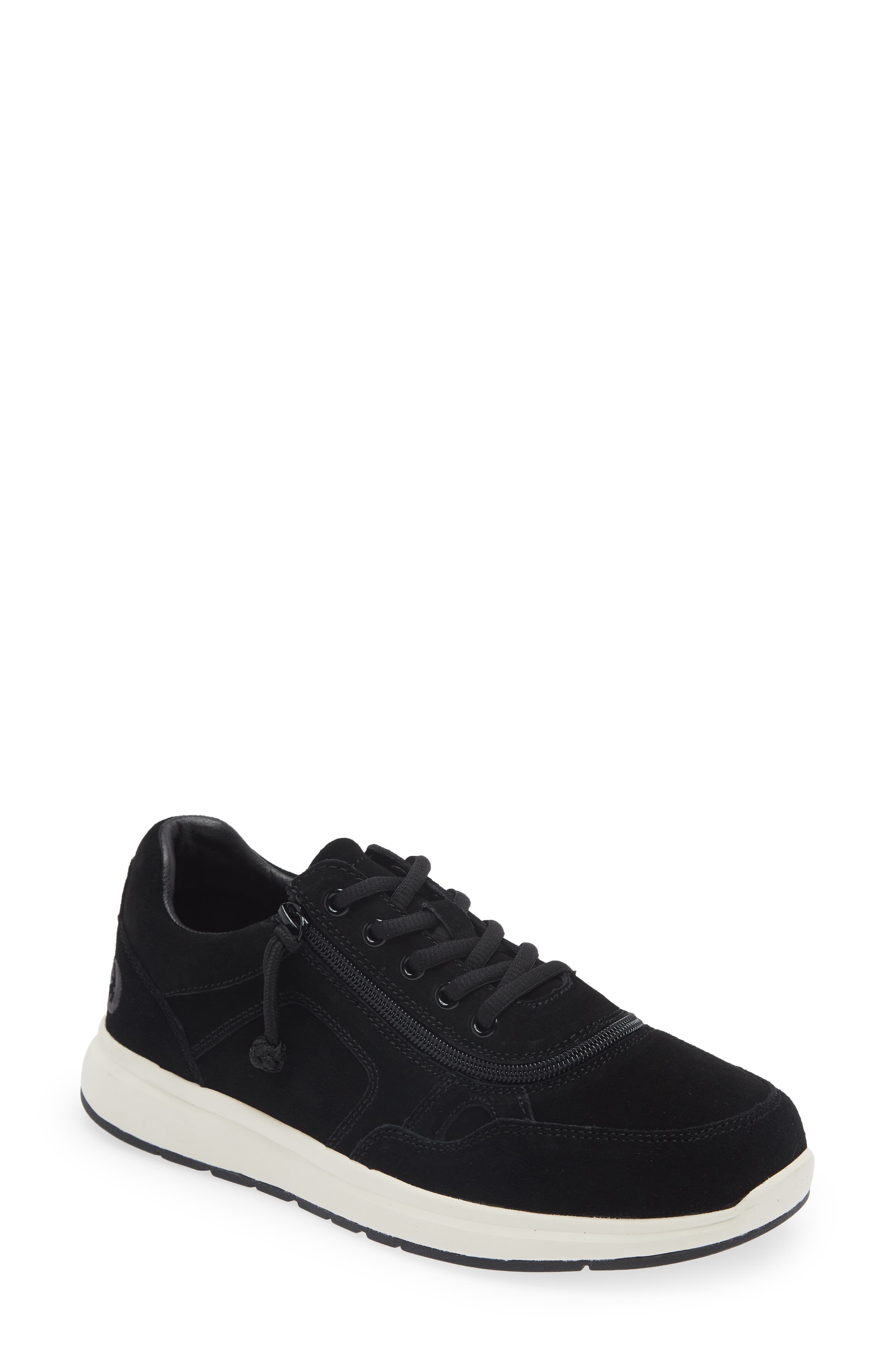BILLY Footwear Comfort Jogger, Main, color, Black Suede