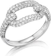 Sheryl Lowe Diamond Paperclip Ring