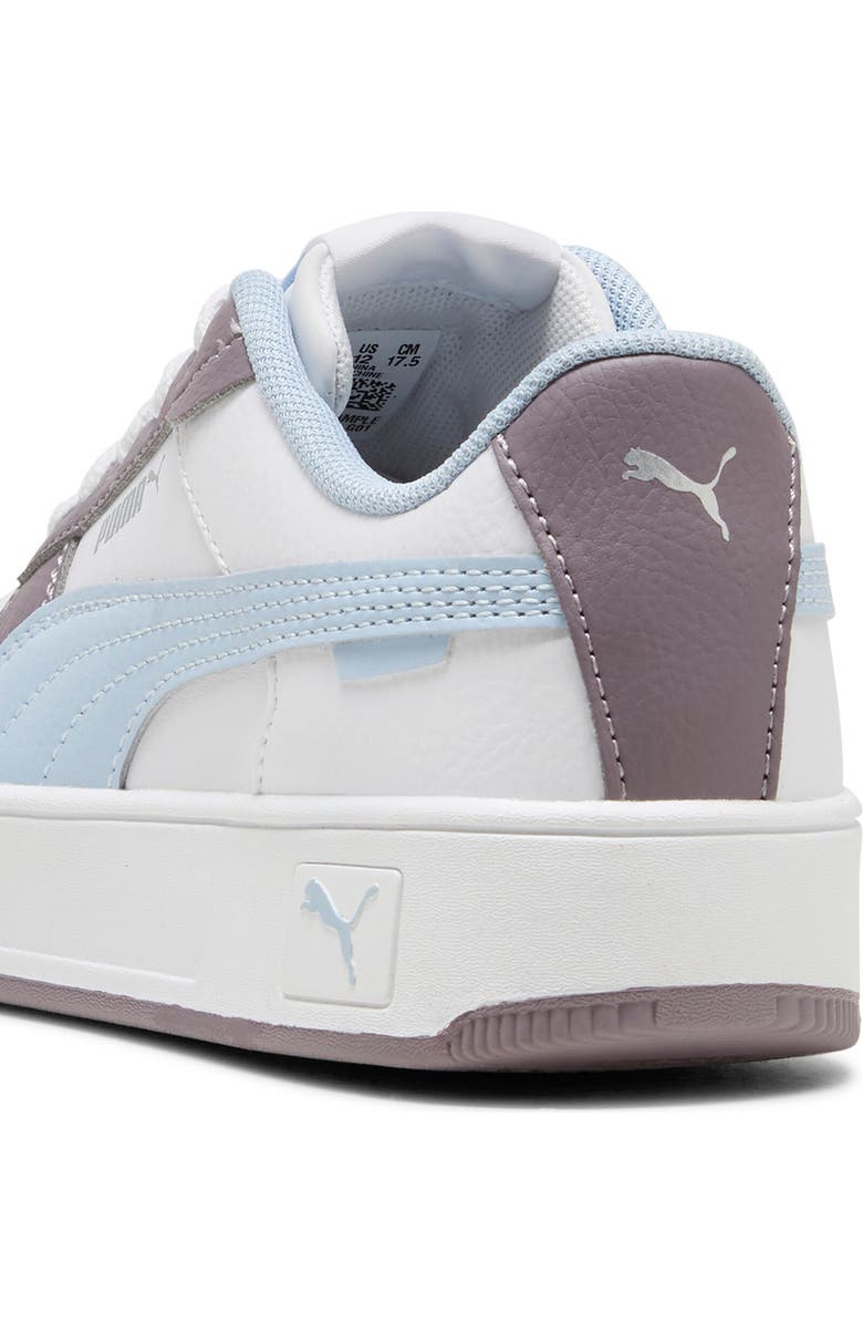 PUMA Kids' Carina Street Sneaker, Alternate, color, Puma White/ Haute Tropic/ Plum