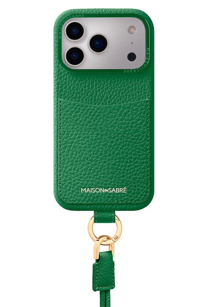 Sling Phone Case iPhone 17 Pro Max, Main, color, Emerald Green