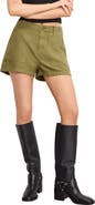 Good American Lite Cotton Blend Shorts