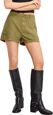 Good American Lite Cotton Blend Shorts