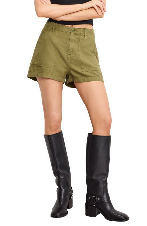 GOOD AMERICAN GOOD AMERICAN LITE COTTON BLEND SHORTS