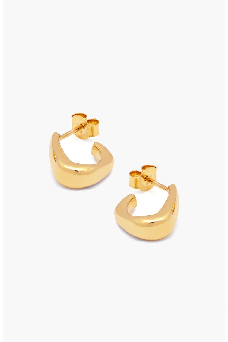 Pero Small Hoop Earrings in Gold, Alternate, color, Gold
