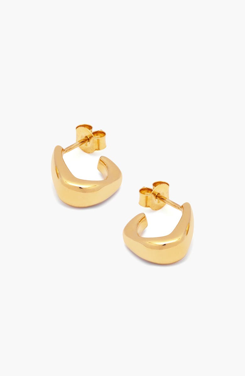 YOJ Pero Small Hoop Earrings in Gold, Alternate, color, Gold