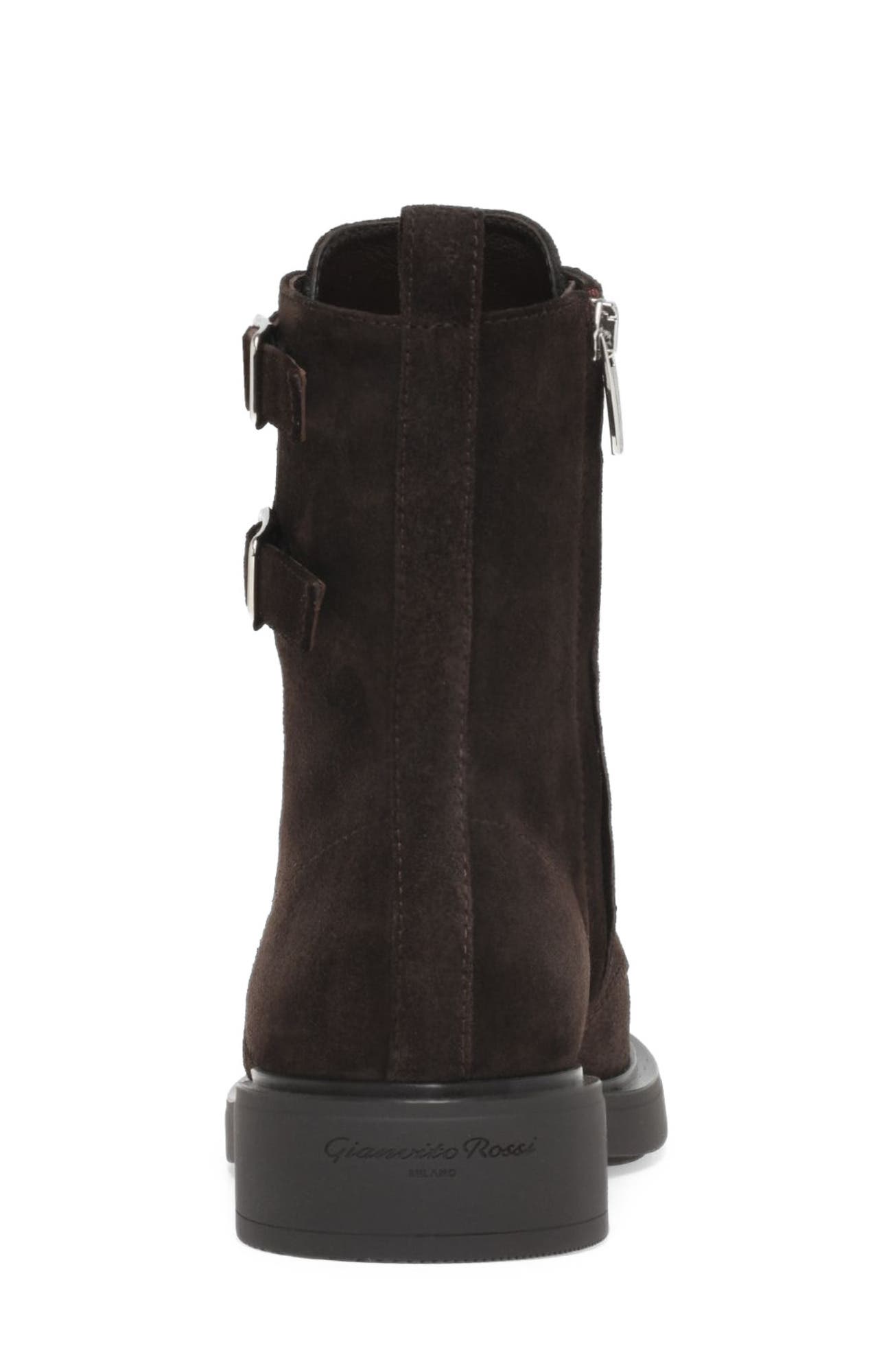 Gianvito Rossi Ripley Boot, Alternate, color, Brown Suede