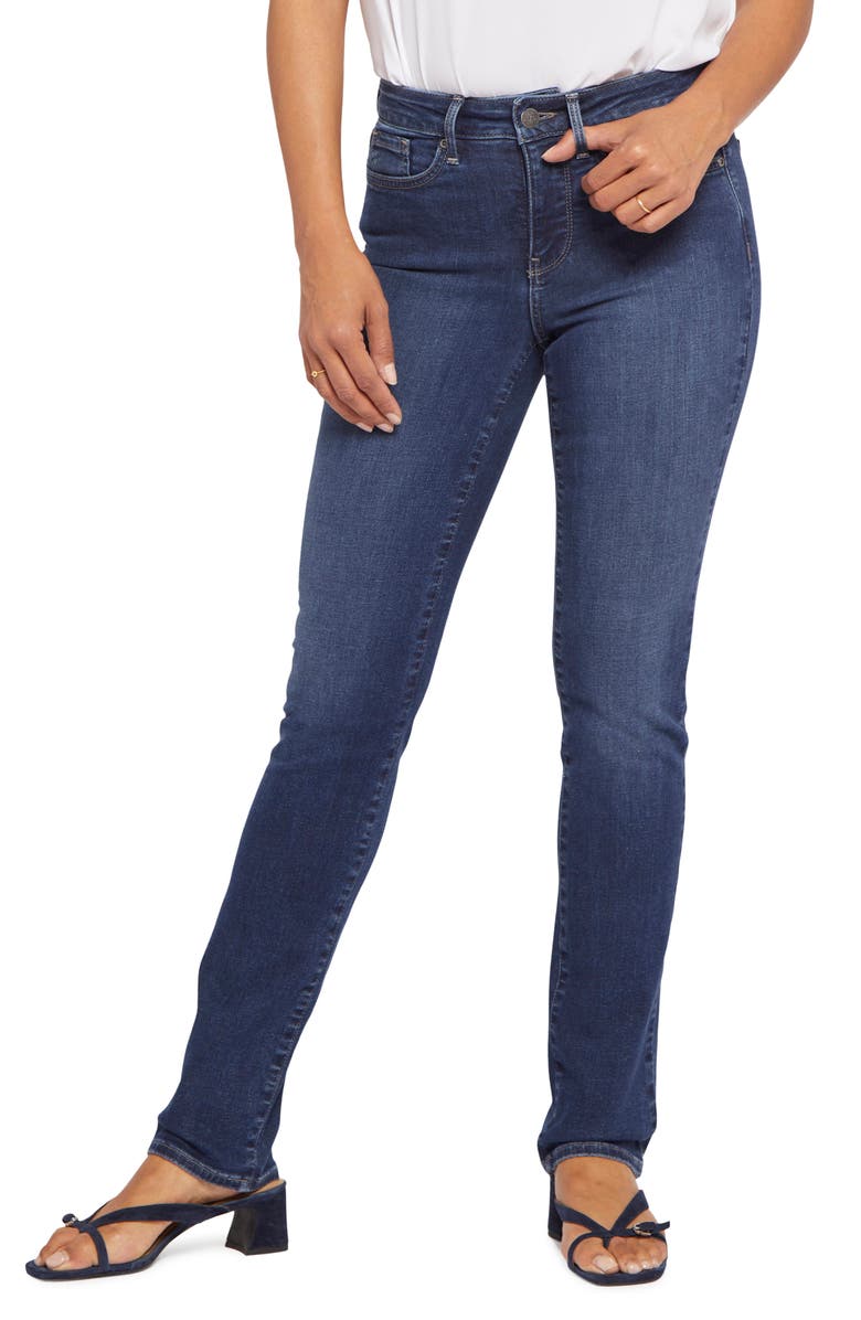 NYDJ Sheri Slim Straight Leg Jeans, Main, color, Crockett