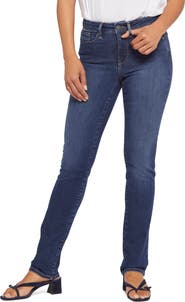 NYDJ Sheri Slim Straight Leg Jeans