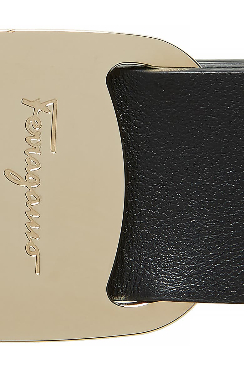 FERRAGAMO Salvatore Ferragamo New Vara Bow Leather Belt, Alternate, color, 