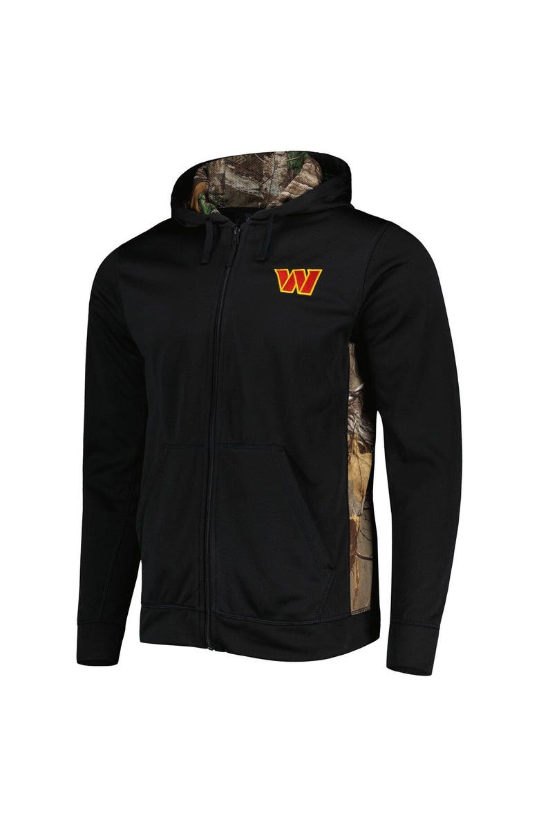 DUNBROOKE Men's Dunbrooke Black/Realtree Camo Washington Commanders Decoy Tech Full-Zip Jacket, Alternate, color, 