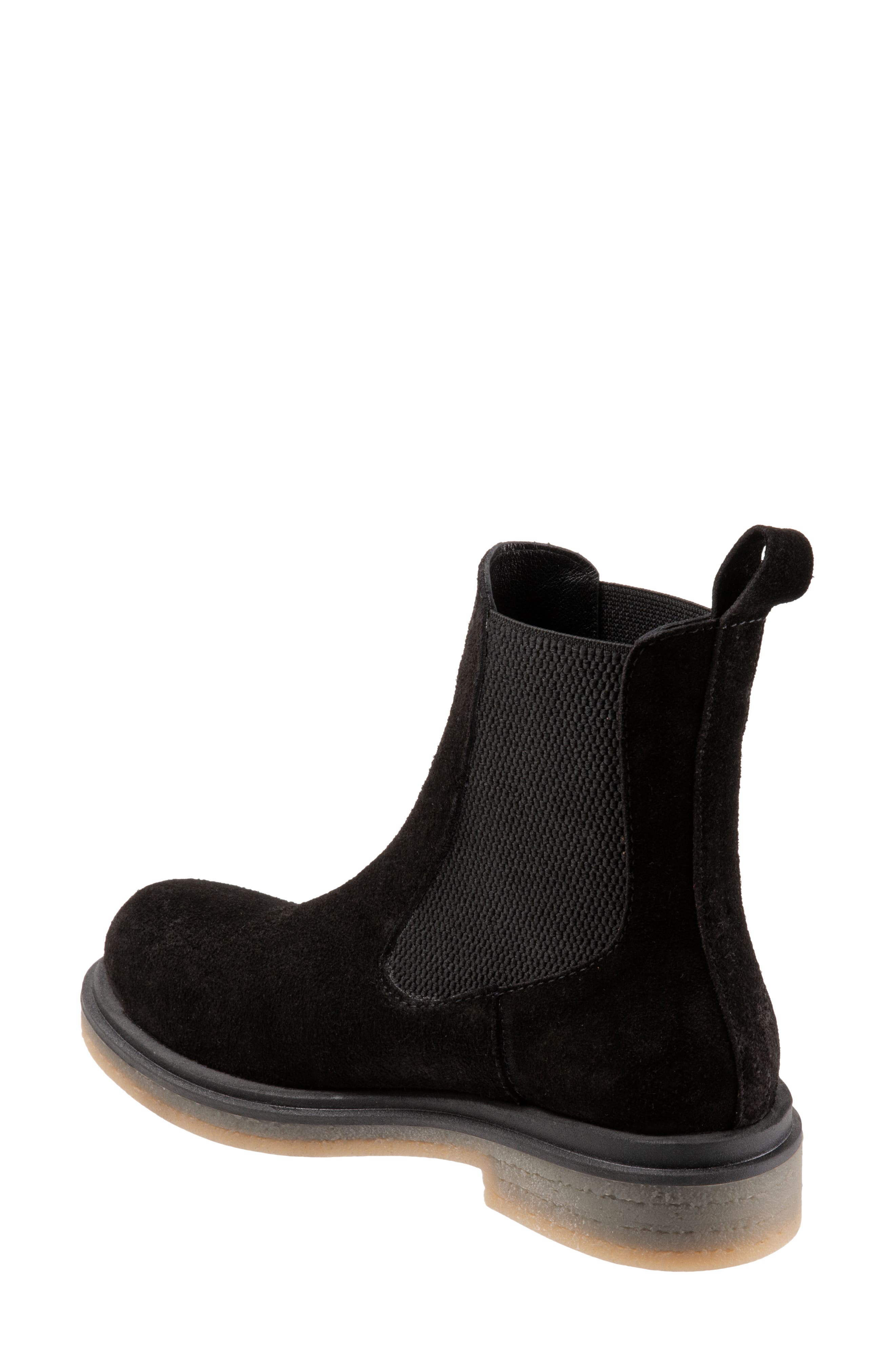 Bueno Wanda Chelsea Boot, Alternate, color, Black Suede