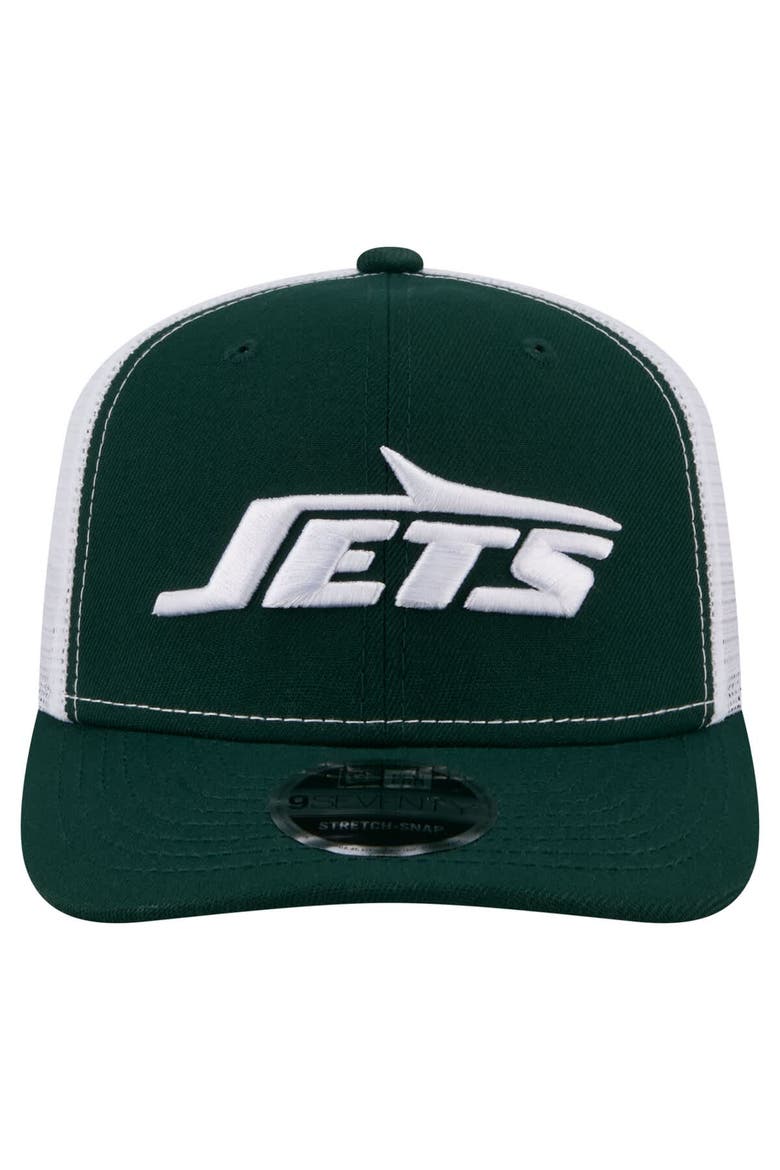 Men's New Era  Green New York Jets 9SEVENTY Trucker Adjustable Hat, Alternate, color, Green