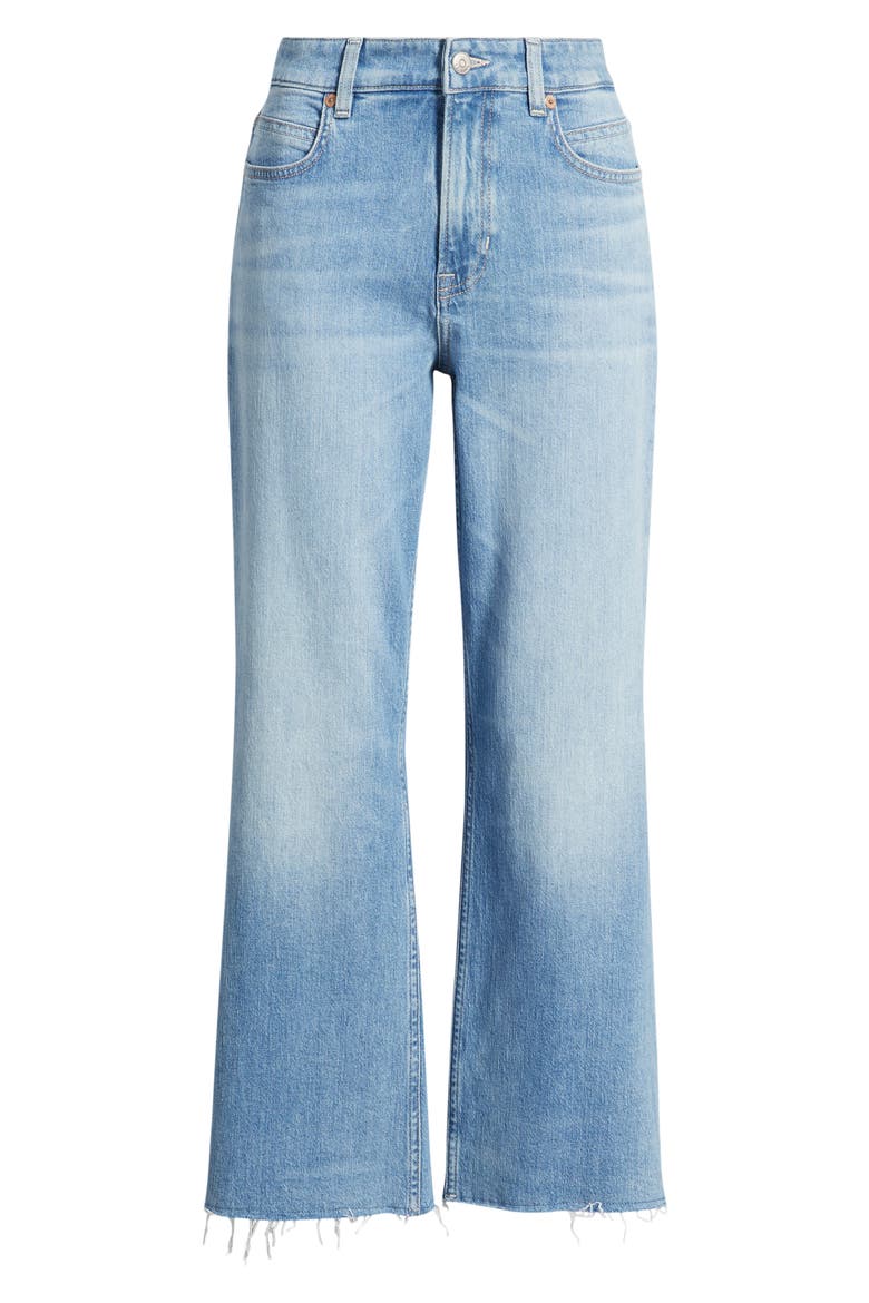 Kick Flare Crop Jeans, Alternate, color, LIGHT BLUE