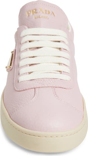 【関税＆送料込み】Prada Lane Leather Sneakers Prada Men's Lane Deerskin Low-Top Sneakers | Neiman Marcus