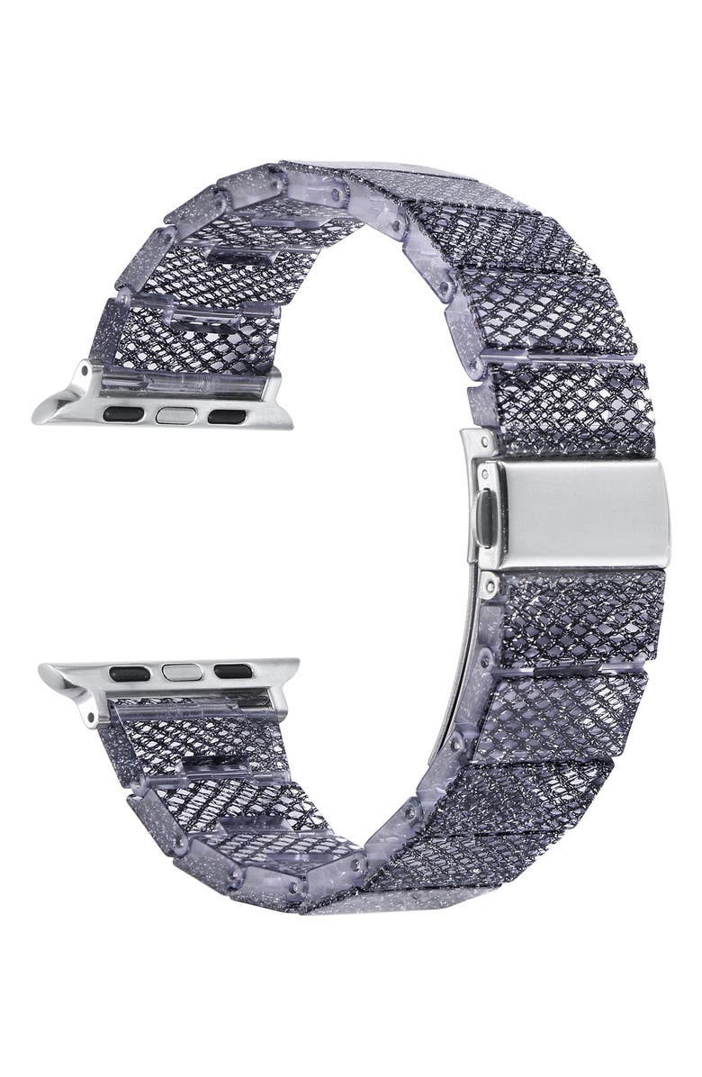 The Posh Tech Resin Link Apple Watch<sup>®</sup> Watchband, Alternate, color, Fishnet