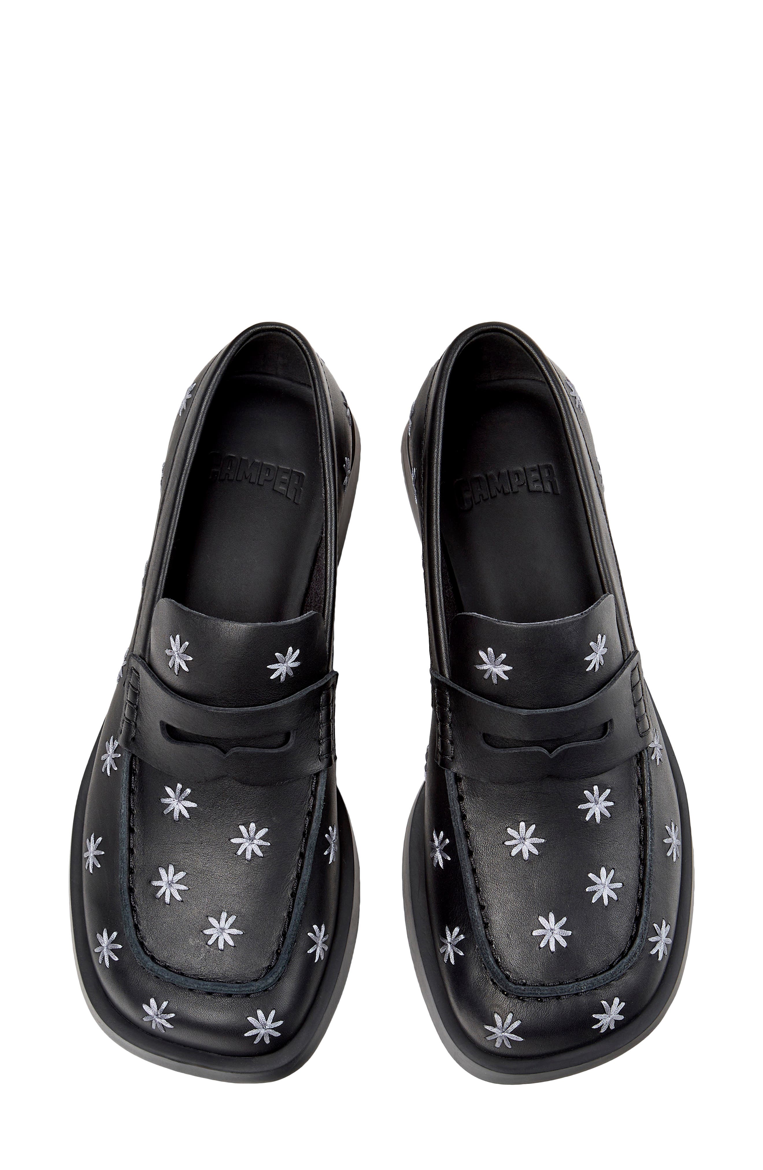 Camper Donna Penny Loafer, Alternate, color, Black