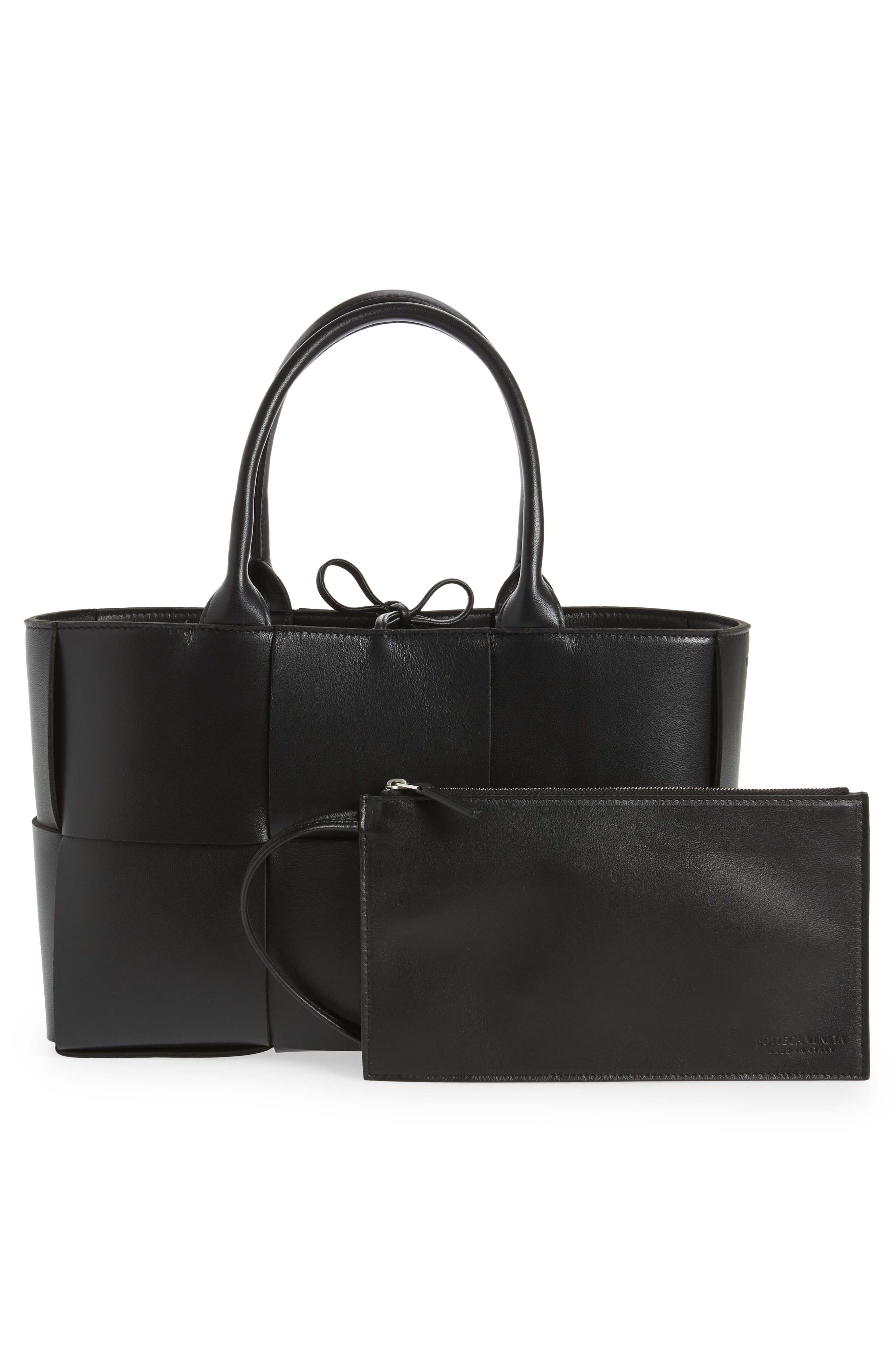 Bottega Veneta Arco Intrecciato Leather Tote, Alternate, color, 