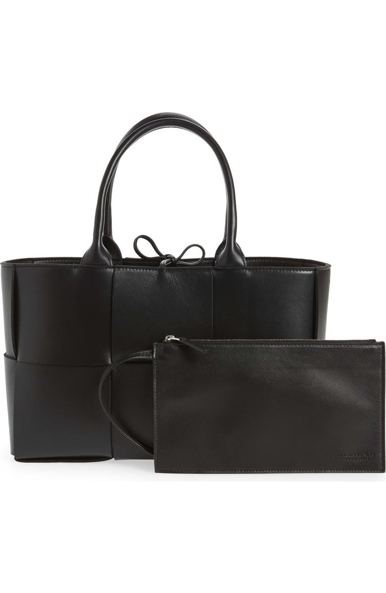 Bottega Veneta Arco Intrecciato Leather Tote, Alternate, color,