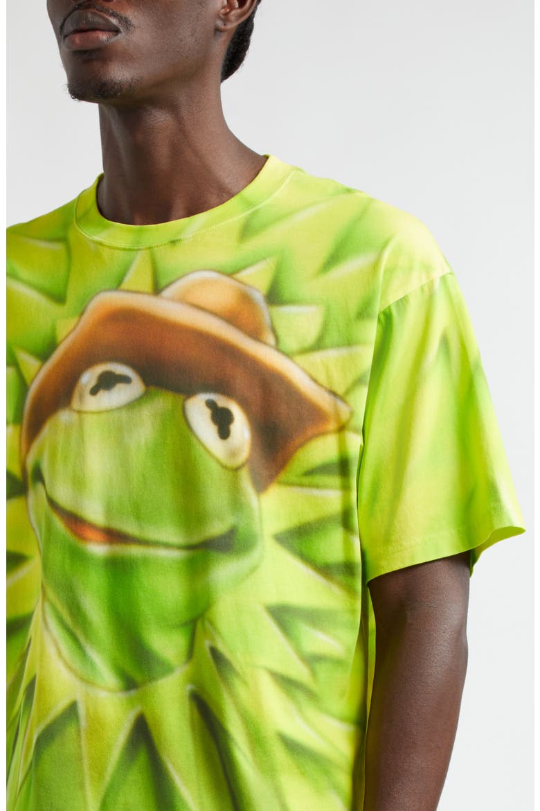 Airbrush Kermit Organic Cotton Graphic T-Shirt (Nordstrom Exclusive), Alternate, color, KERMIT